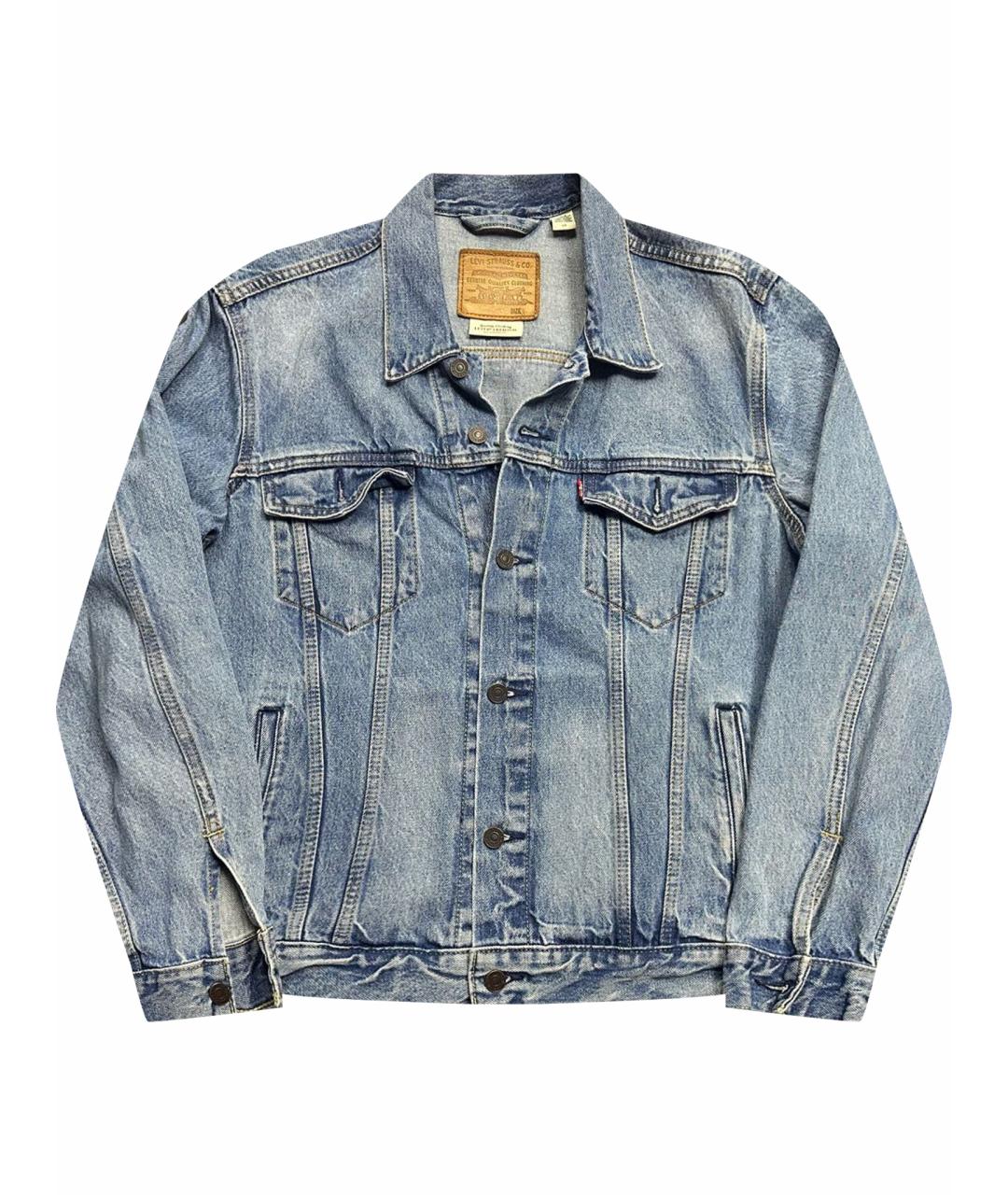 LEVI'S Голубая хлопковая куртка, фото 1