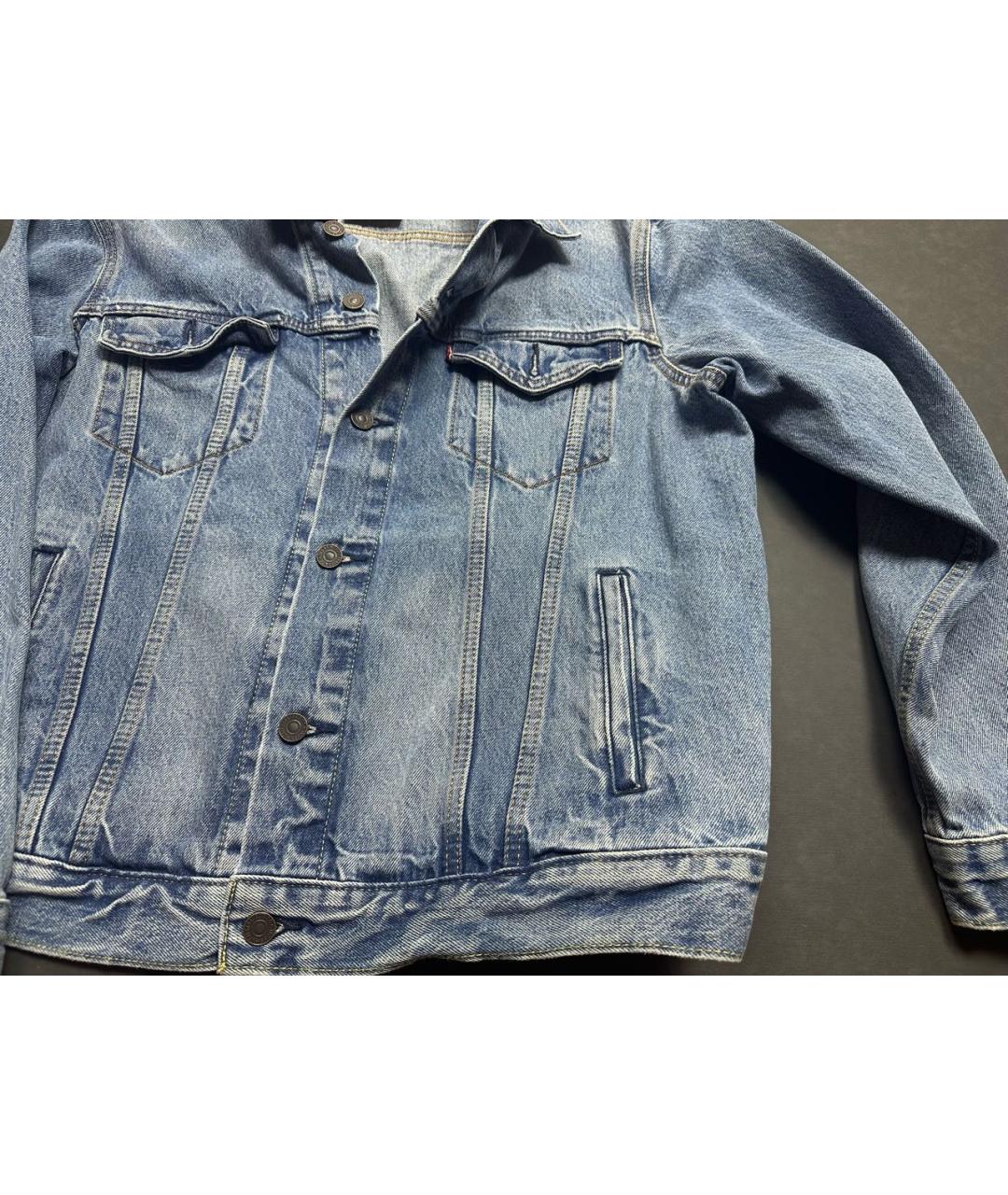 LEVI'S Голубая хлопковая куртка, фото 3