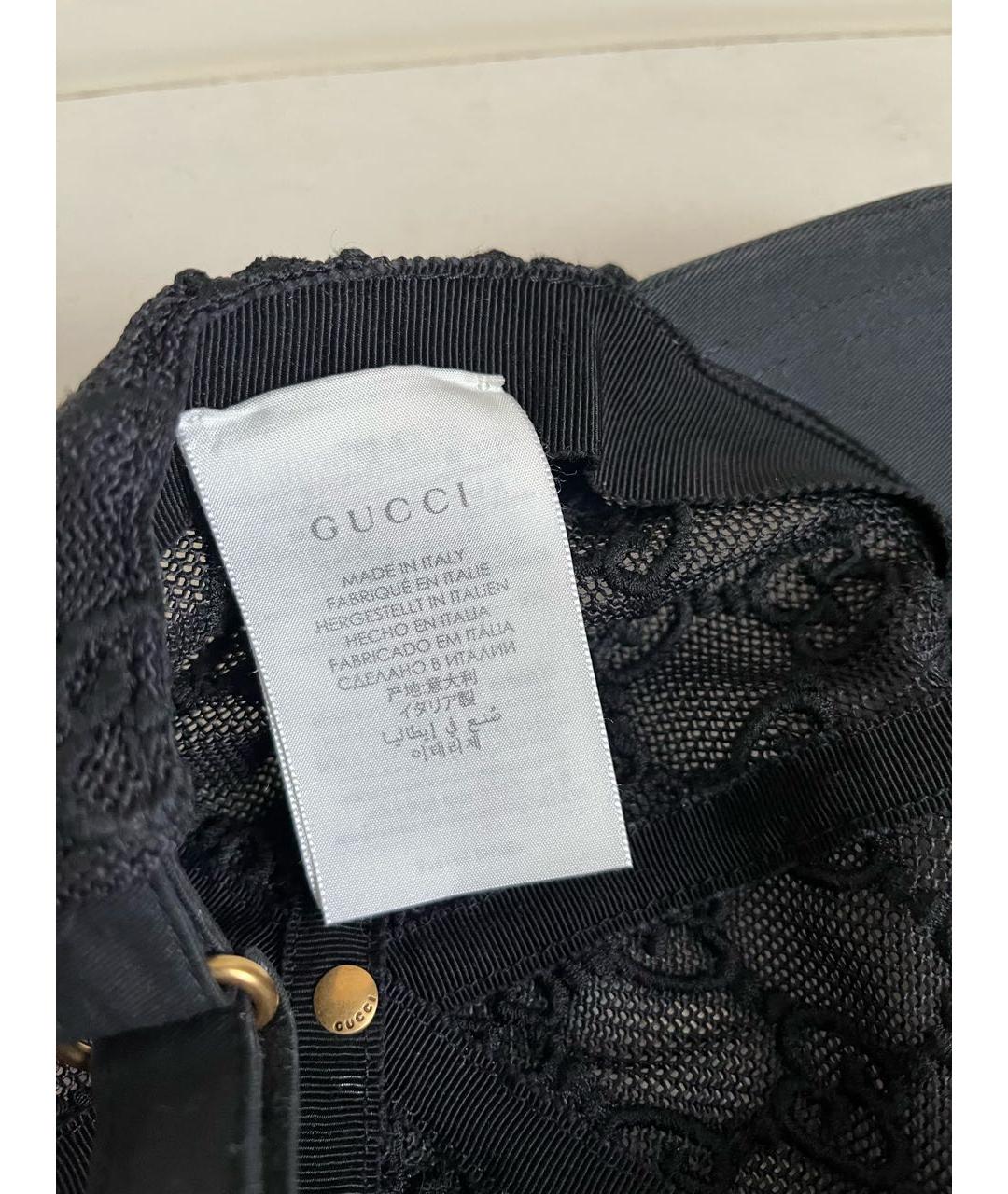 GUCCI Черная кепка, фото 3