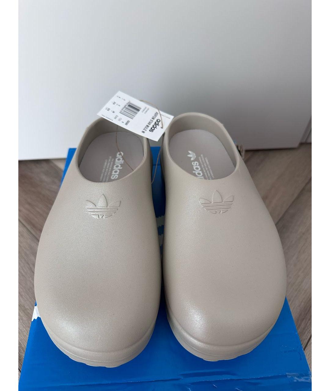 ADIDAS Бежевые сабо, фото 2
