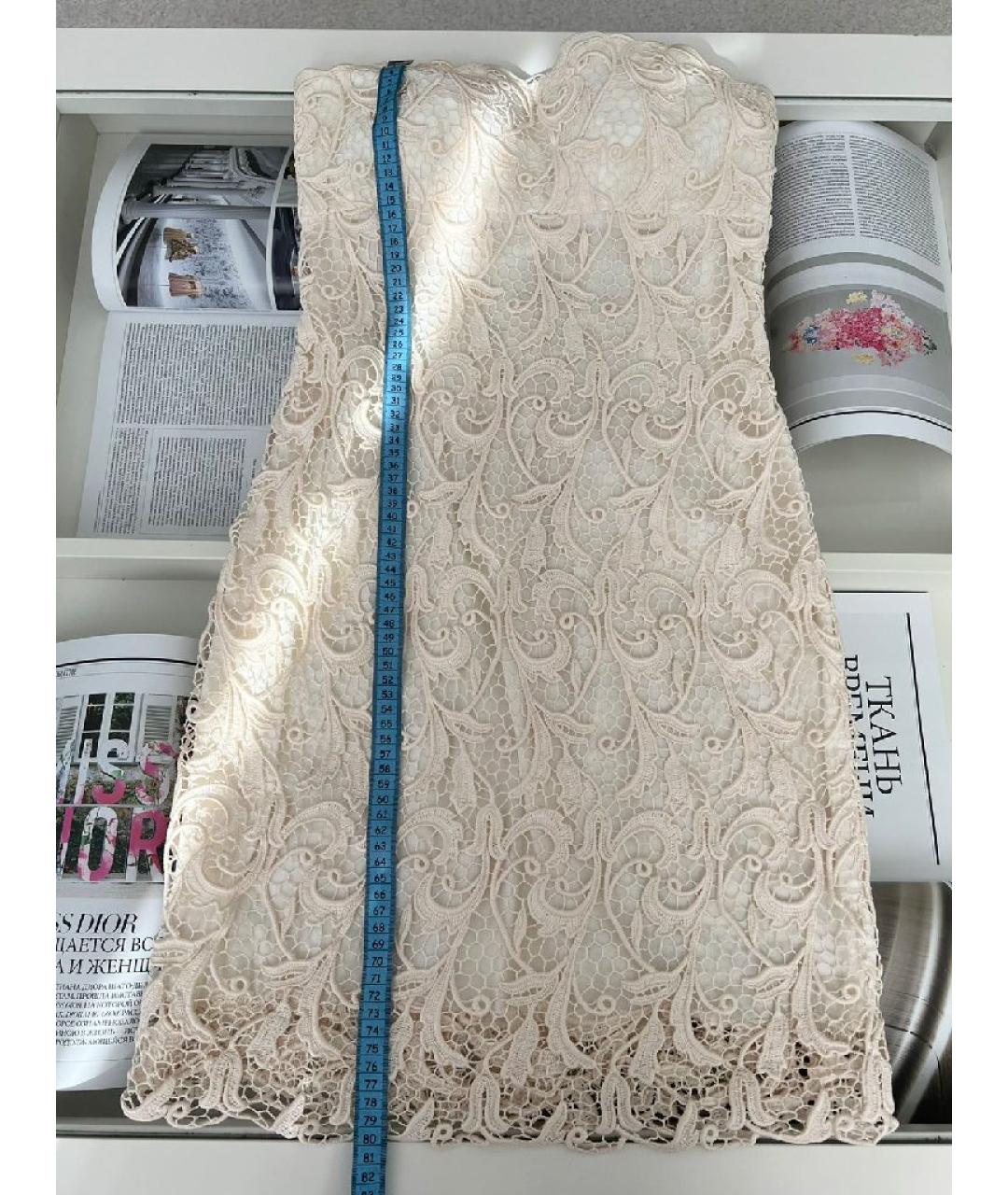 ERMANNO SCERVINO Белое хлопковое вечернее платье, фото 5