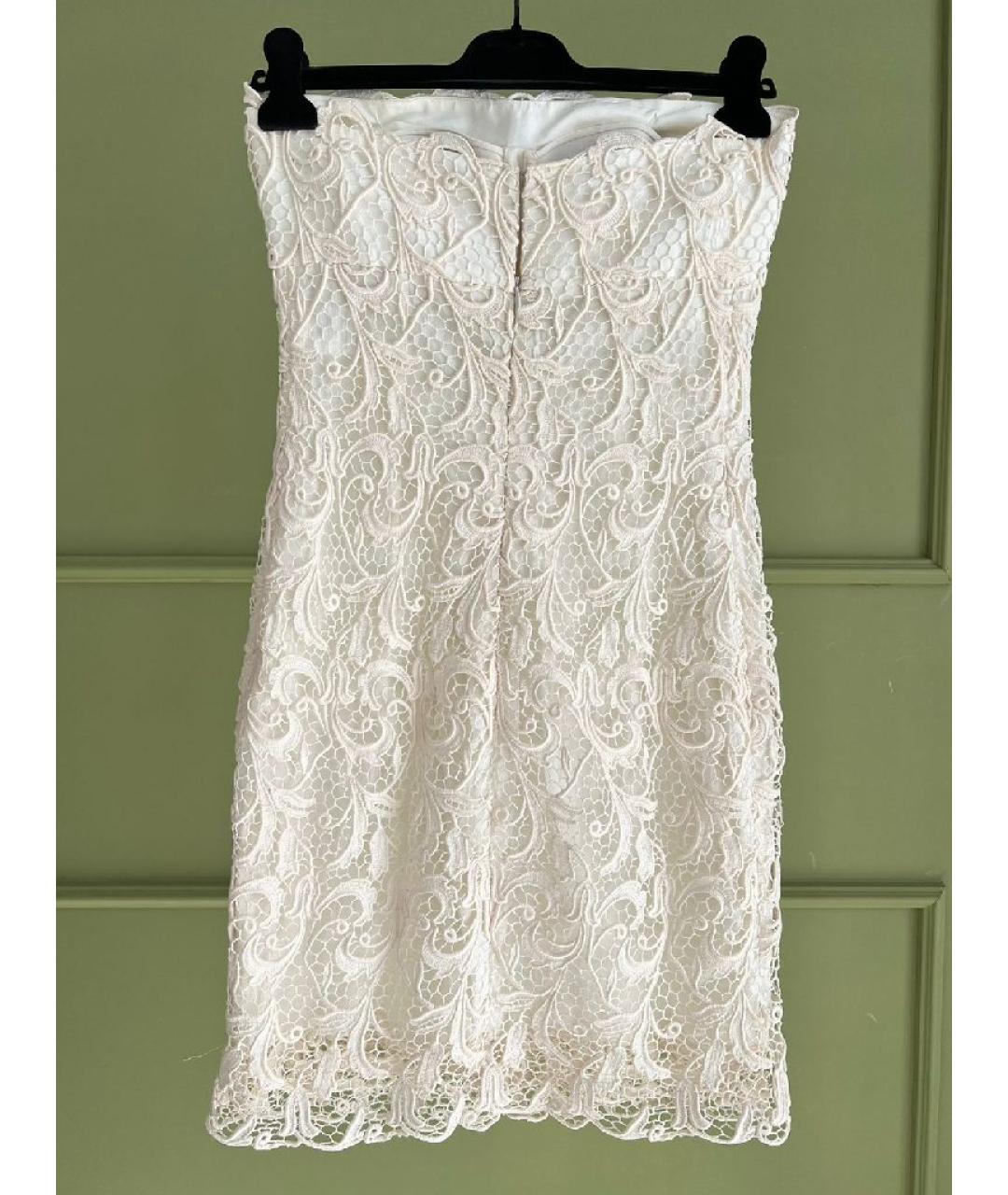 ERMANNO SCERVINO Белое хлопковое вечернее платье, фото 2