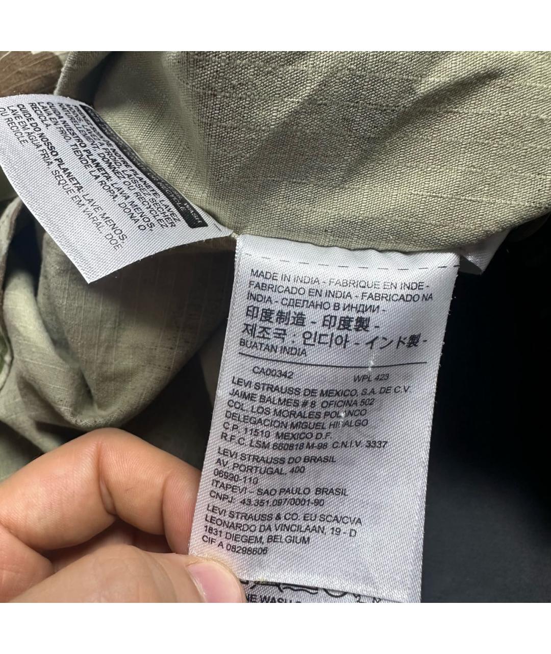 LEVI'S Мульти хлопковая кэжуал рубашка, фото 6