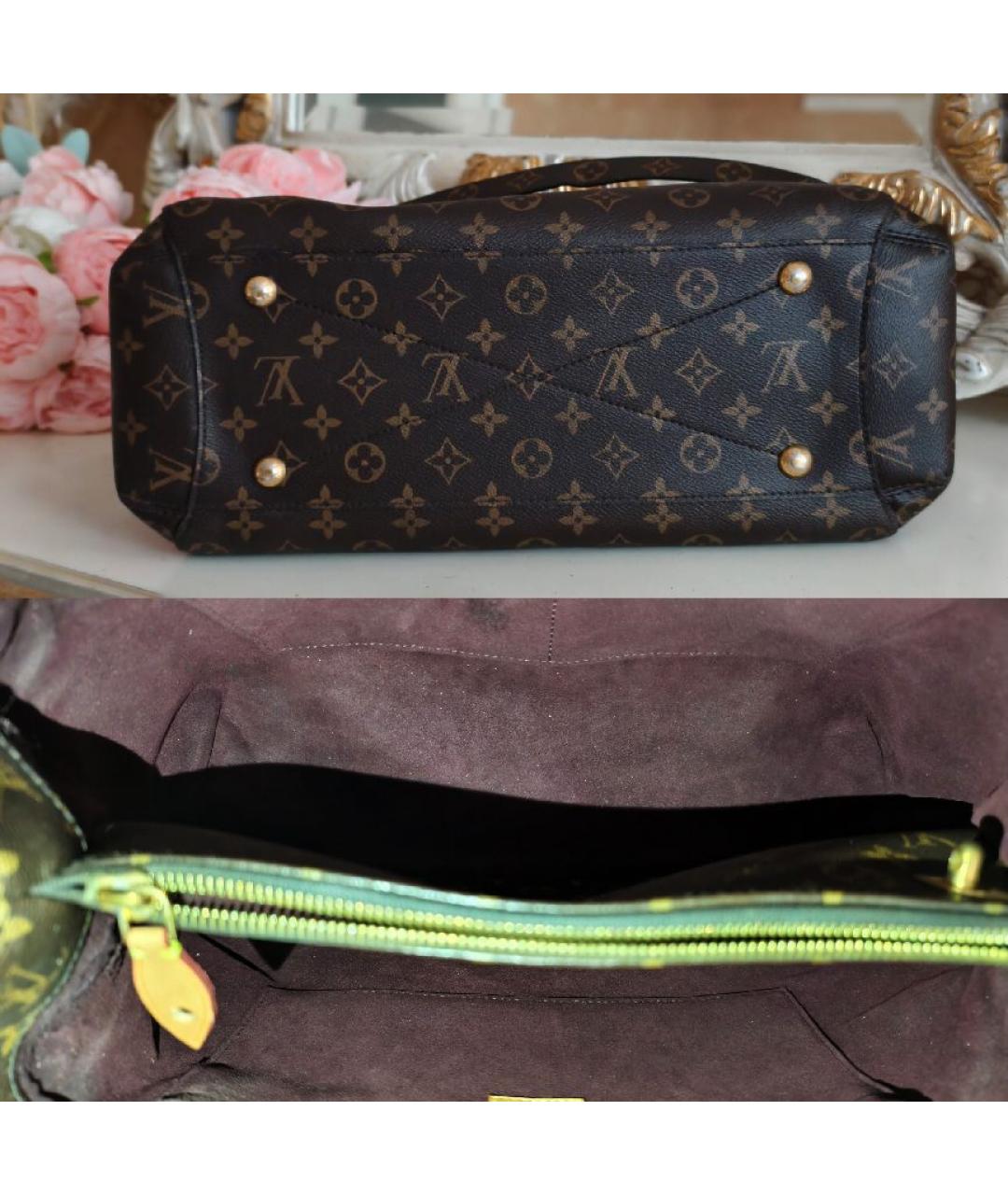 LOUIS VUITTON Коричневая сумка с короткими ручками, фото 7