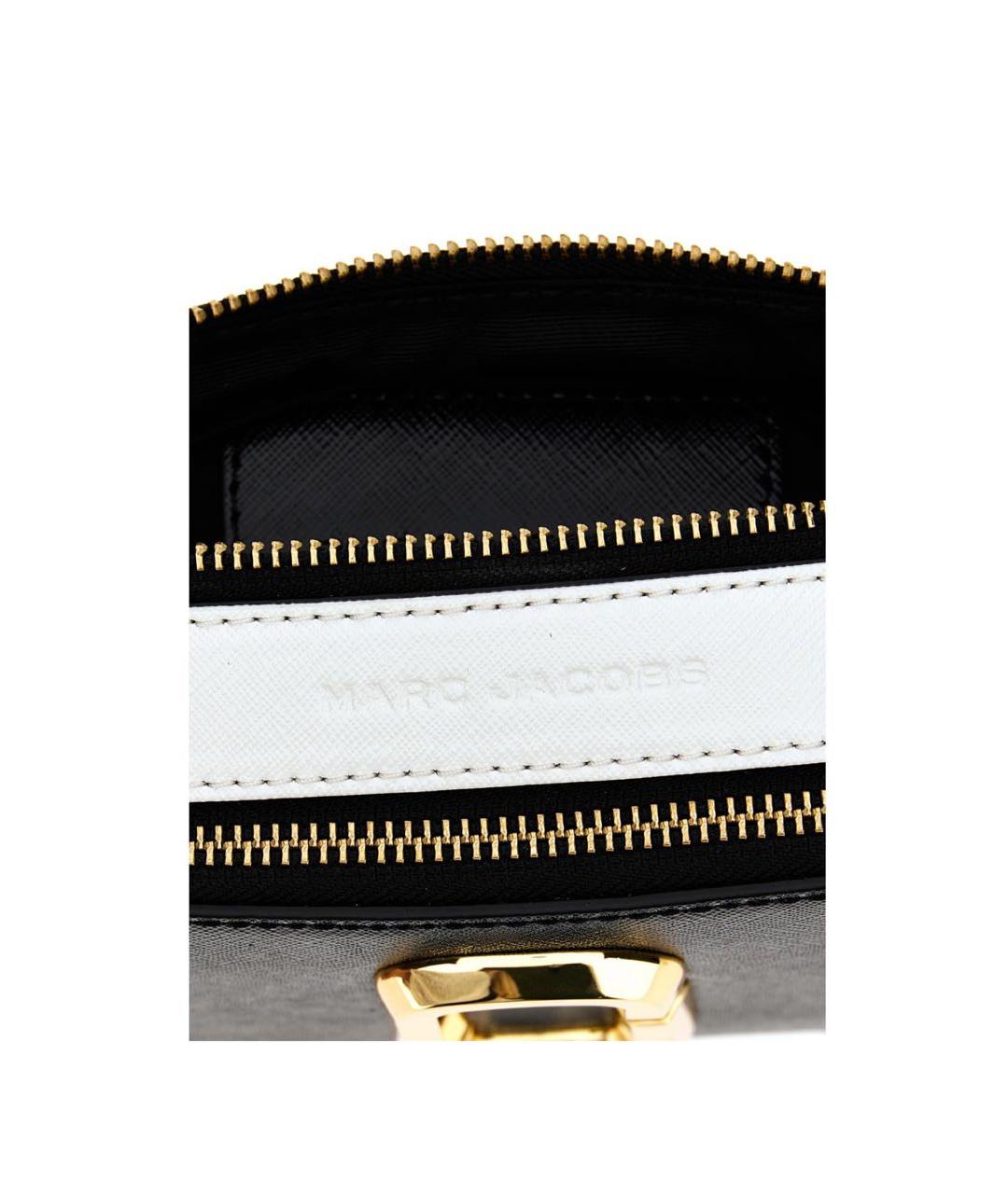 MARC JACOBS Черная кожаная сумка через плечо, фото 4