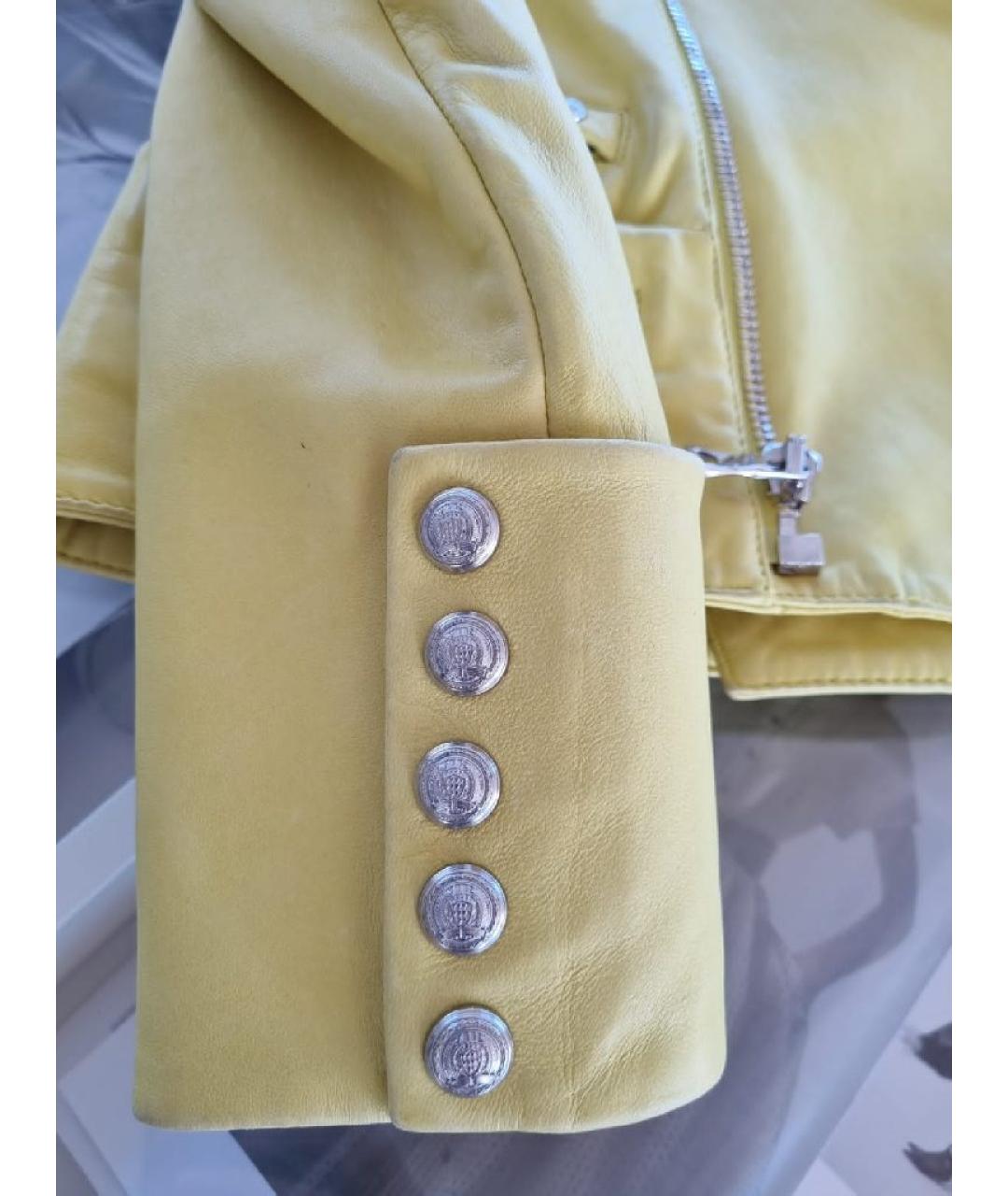 BALMAIN Желтая куртка, фото 6