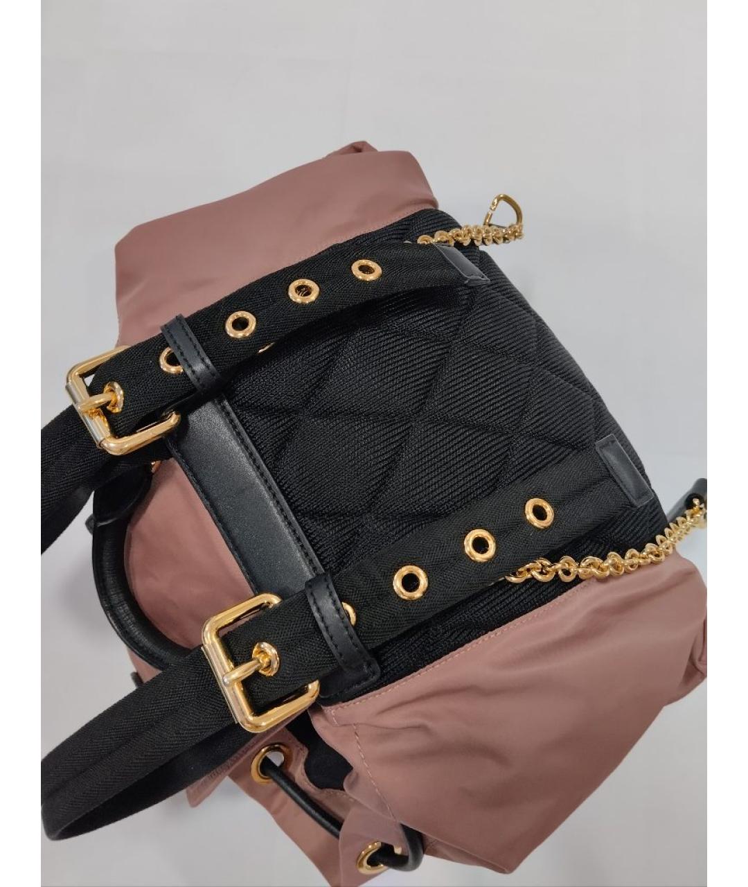 BURBERRY Розовый рюкзак, фото 5