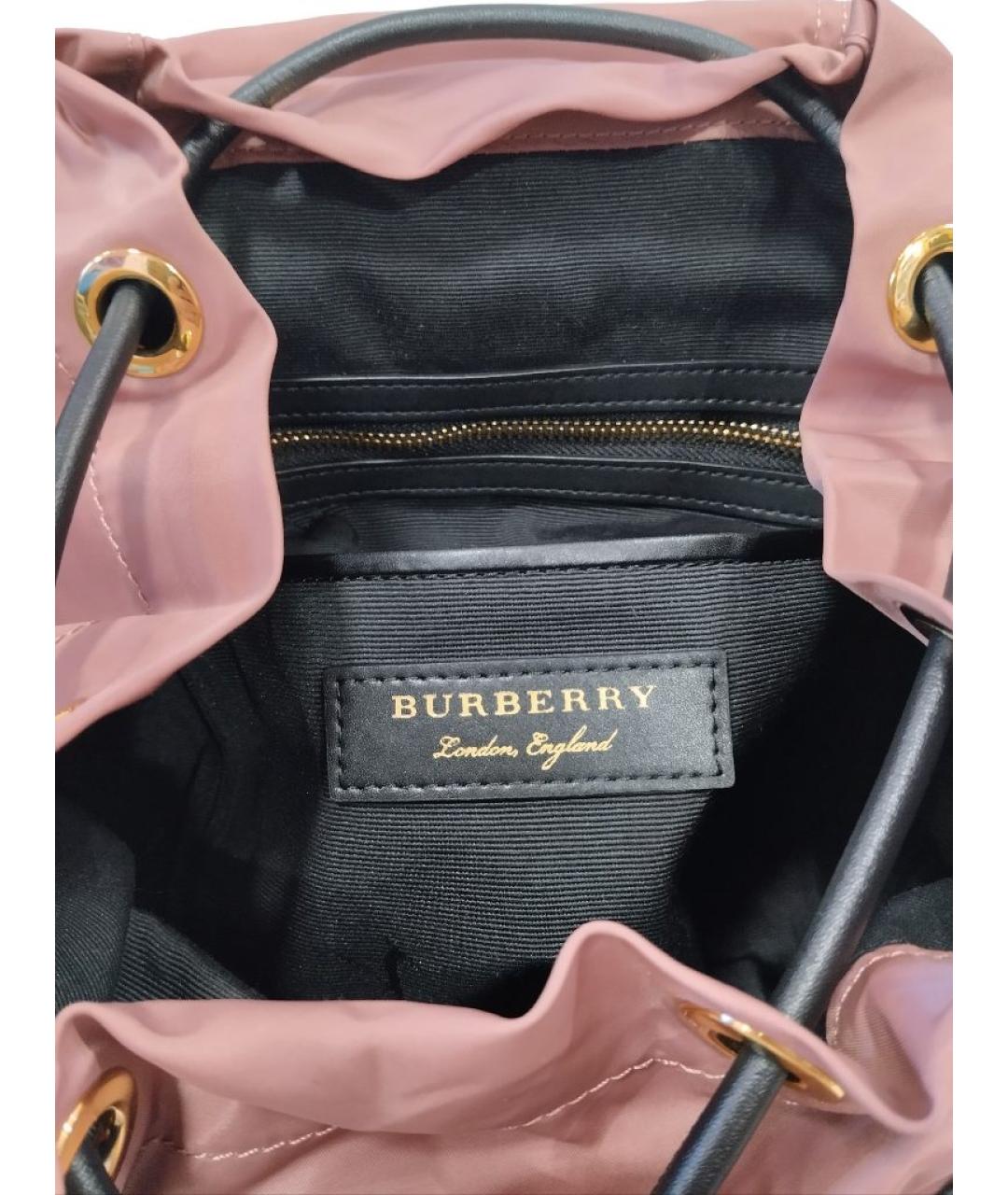 BURBERRY Розовый рюкзак, фото 4