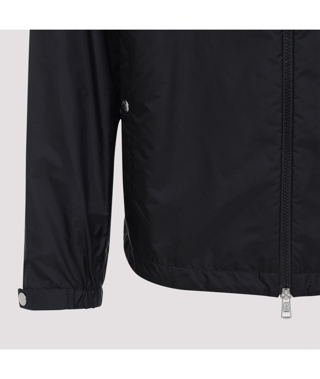 MONCLER Темно-синяя полиамидовая куртка, фото 3