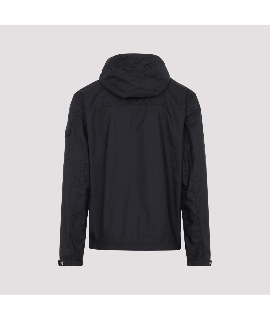 MONCLER Темно-синяя полиамидовая куртка, фото 2