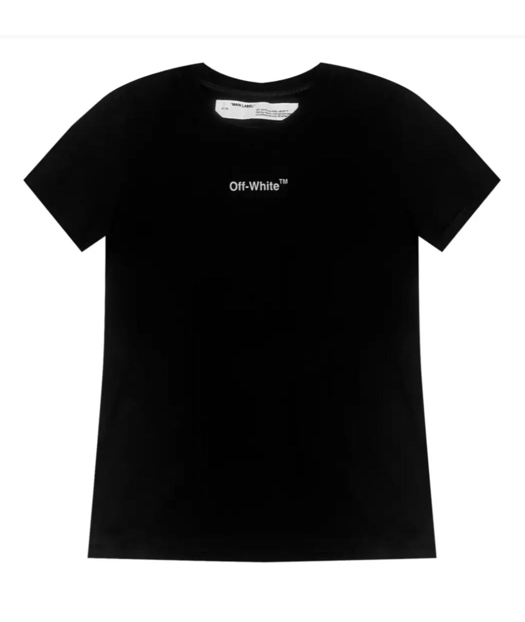OFF-WHITE Черная футболка, фото 6