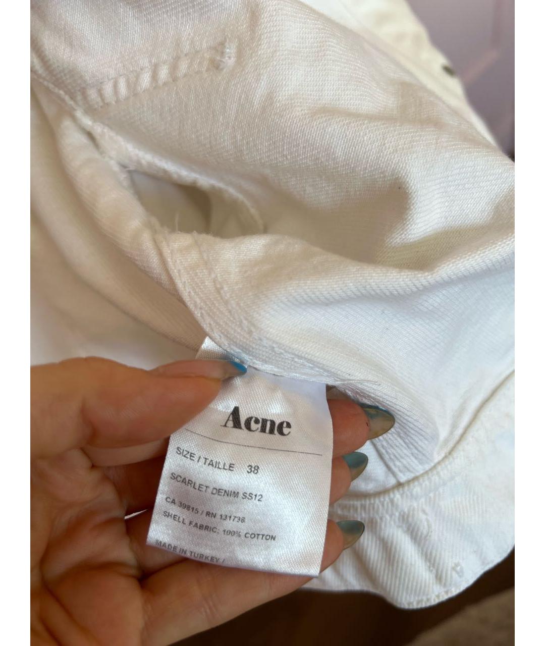 ACNE STUDIOS Белый деним жакет/пиджак, фото 6