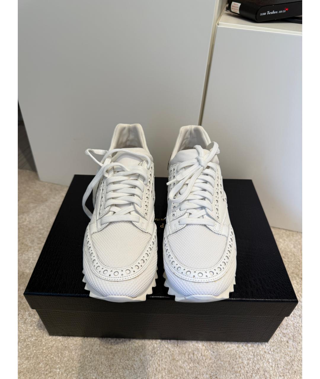 PHILIPP PLEIN Белые кроссовки, фото 2