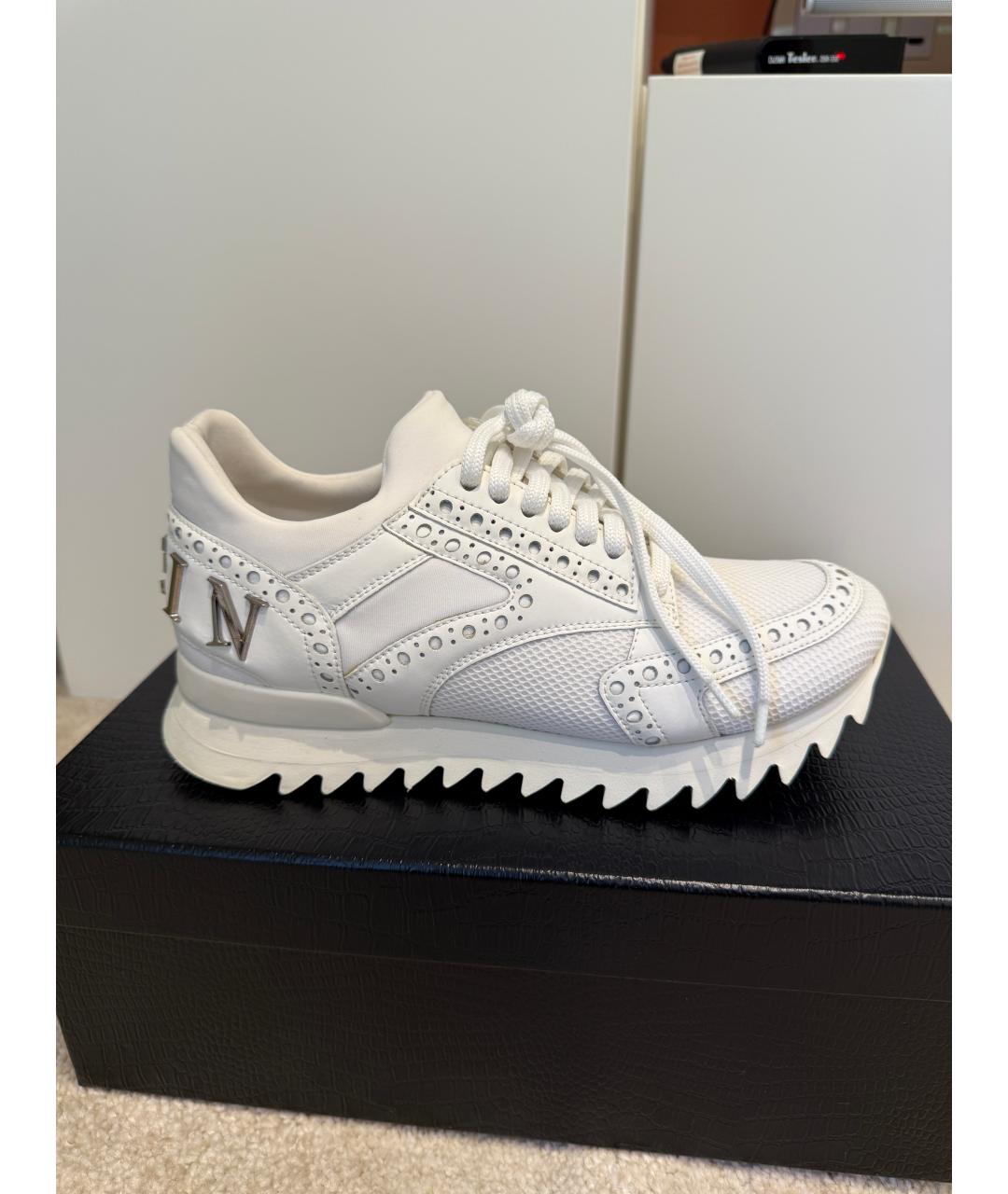 PHILIPP PLEIN Белые кроссовки, фото 7
