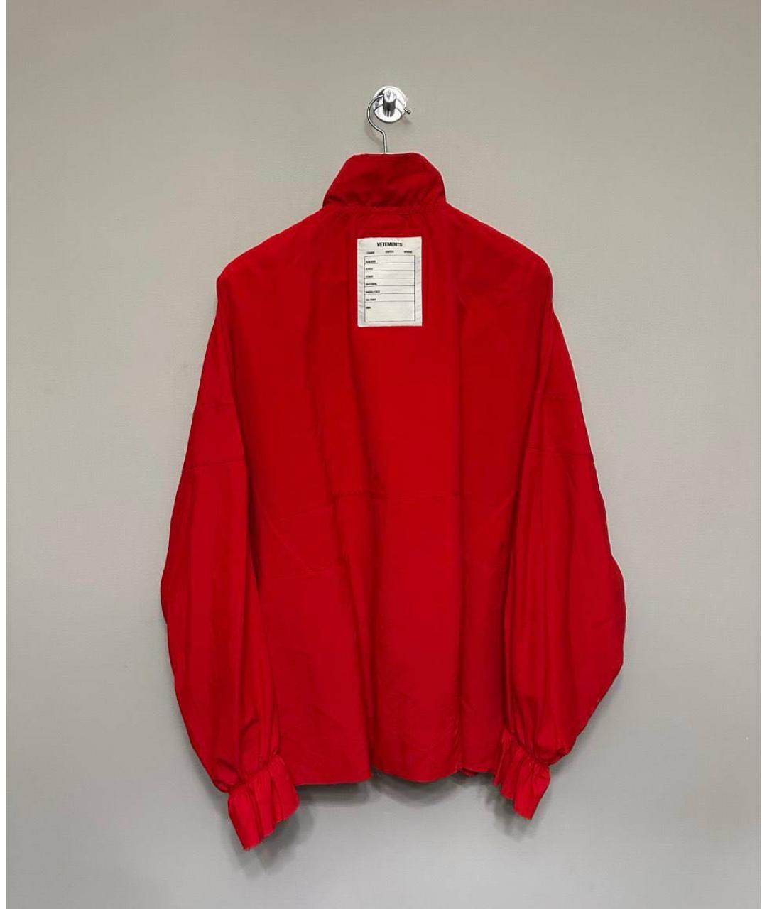 VETEMENTS Красная полиамидовая куртка, фото 2