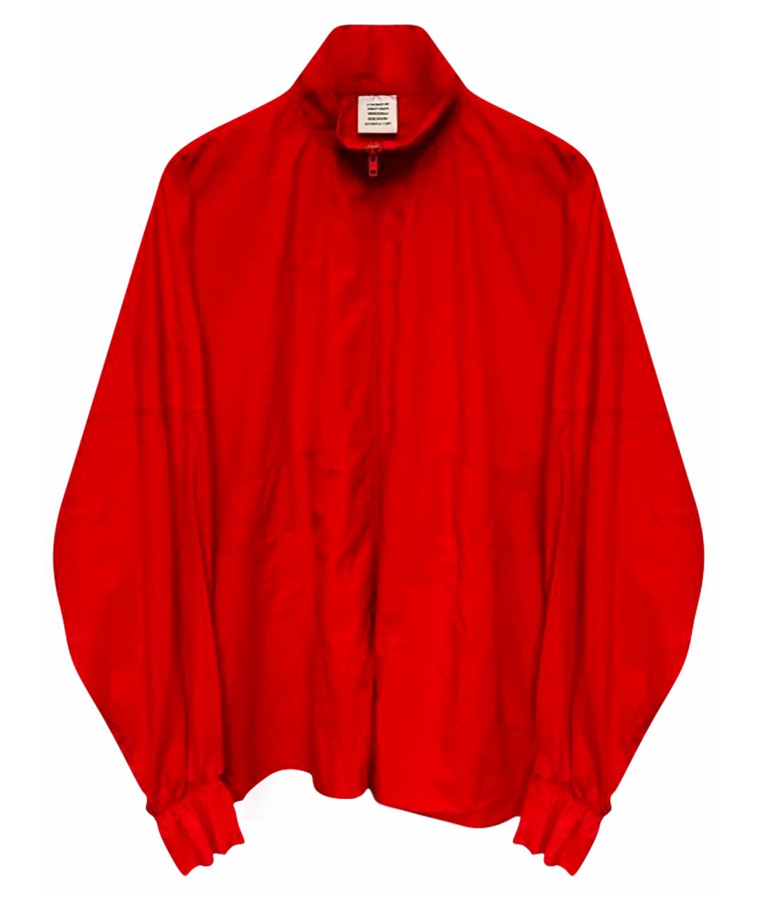 VETEMENTS Красная полиамидовая куртка, фото 1