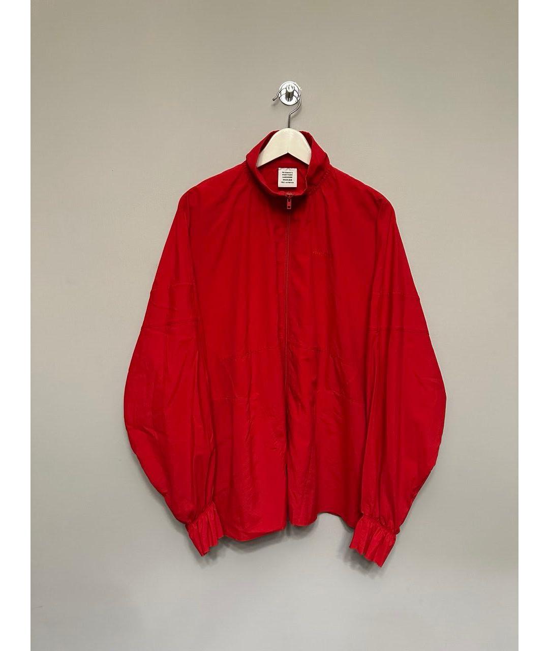 VETEMENTS Красная полиамидовая куртка, фото 7