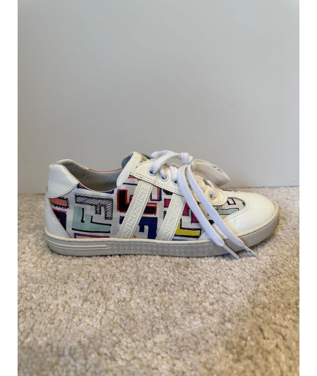 FENDI Мульти кеды, фото 8