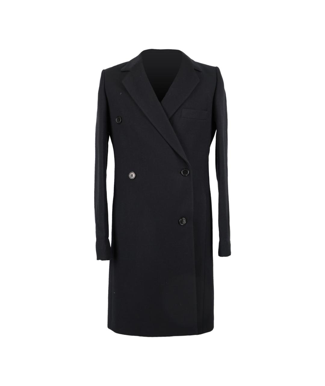 CELINE Черное шерстяное пальто, фото 6
