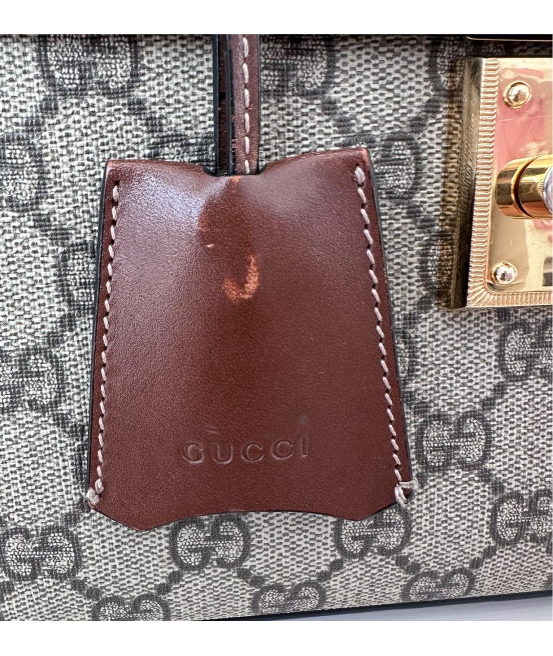 GUCCI Мульти кожаная сумка с короткими ручками, фото 6
