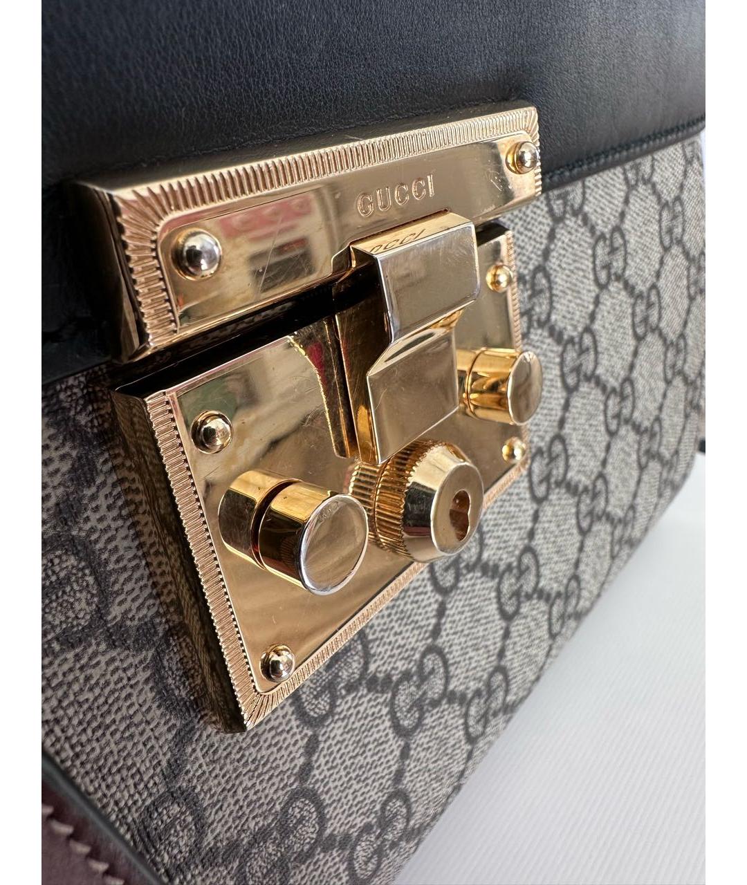 GUCCI Мульти кожаная сумка с короткими ручками, фото 5