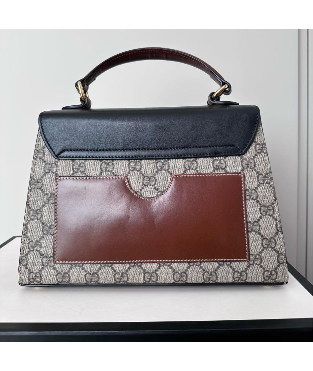 GUCCI Мульти кожаная сумка с короткими ручками, фото 3