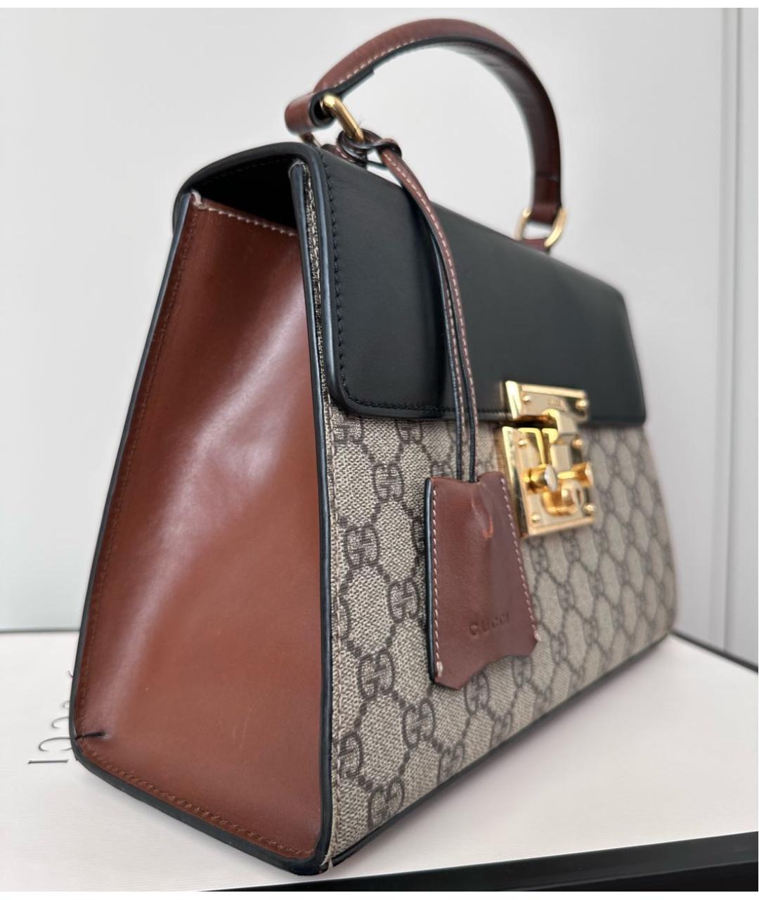 GUCCI Мульти кожаная сумка с короткими ручками, фото 8