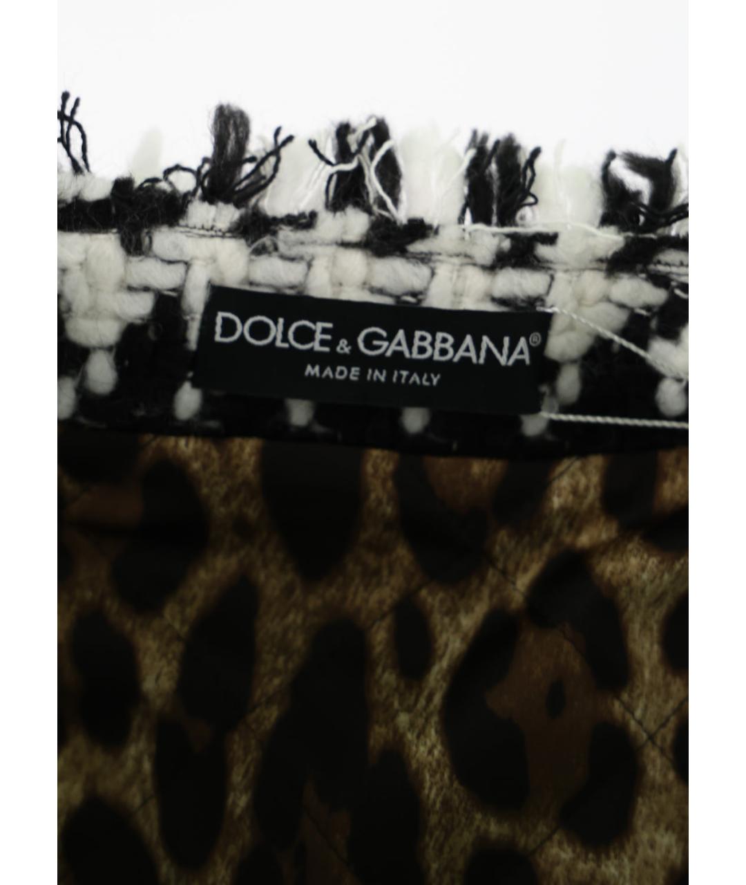 DOLCE&GABBANA Белое хлопковое пальто, фото 3