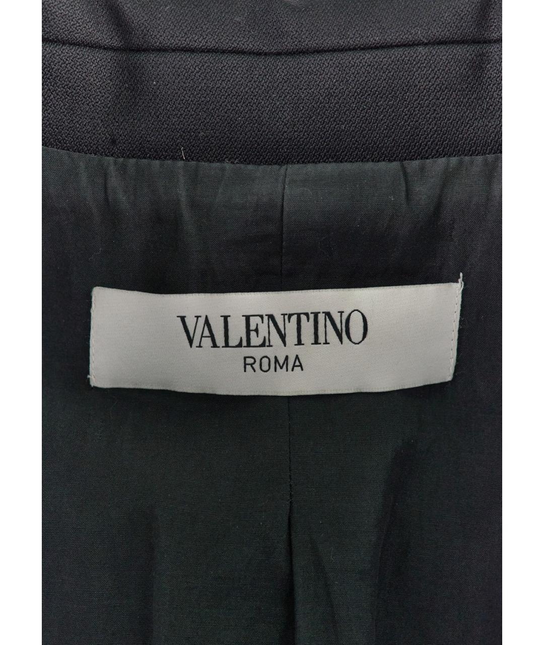 VALENTINO Черное шерстяное пальто, фото 3
