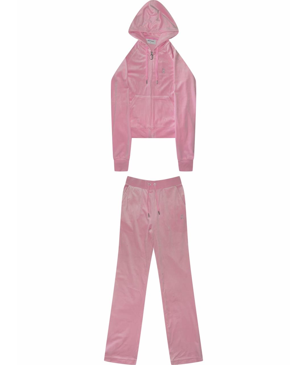 JUICY COUTURE Розовый полиэстеровый спортивные костюмы, фото 1