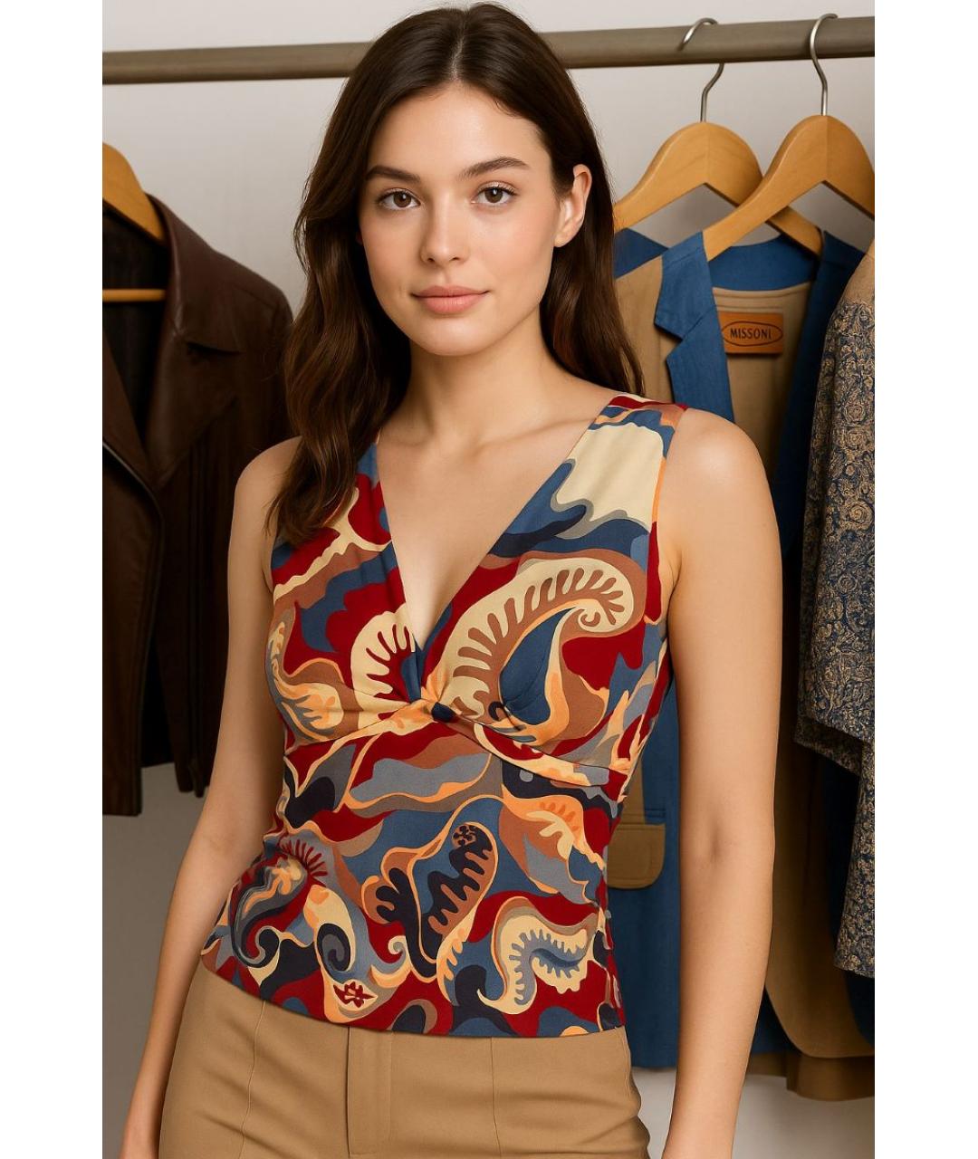 MISSONI Вискозная блузы, фото 6