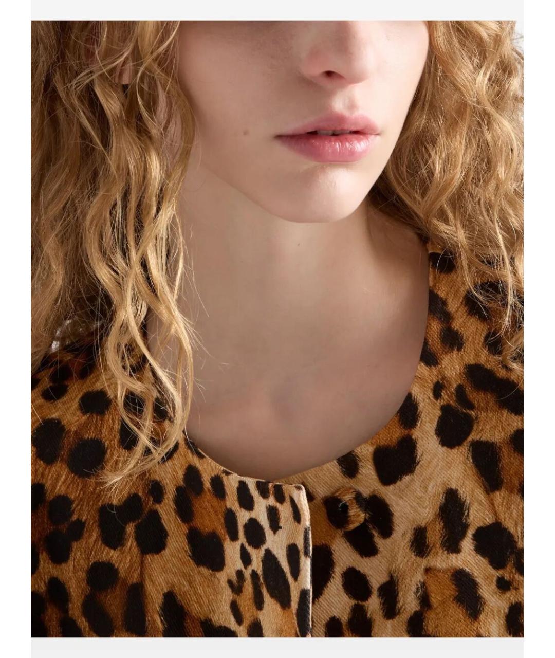 PRADA Коричневое пальто, фото 4
