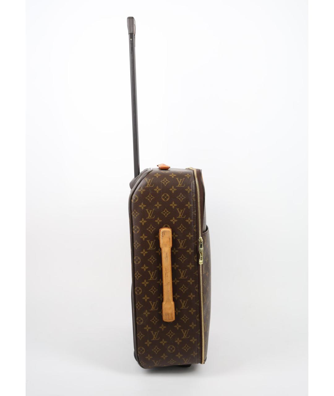 LOUIS VUITTON Коричневый чемодан, фото 2