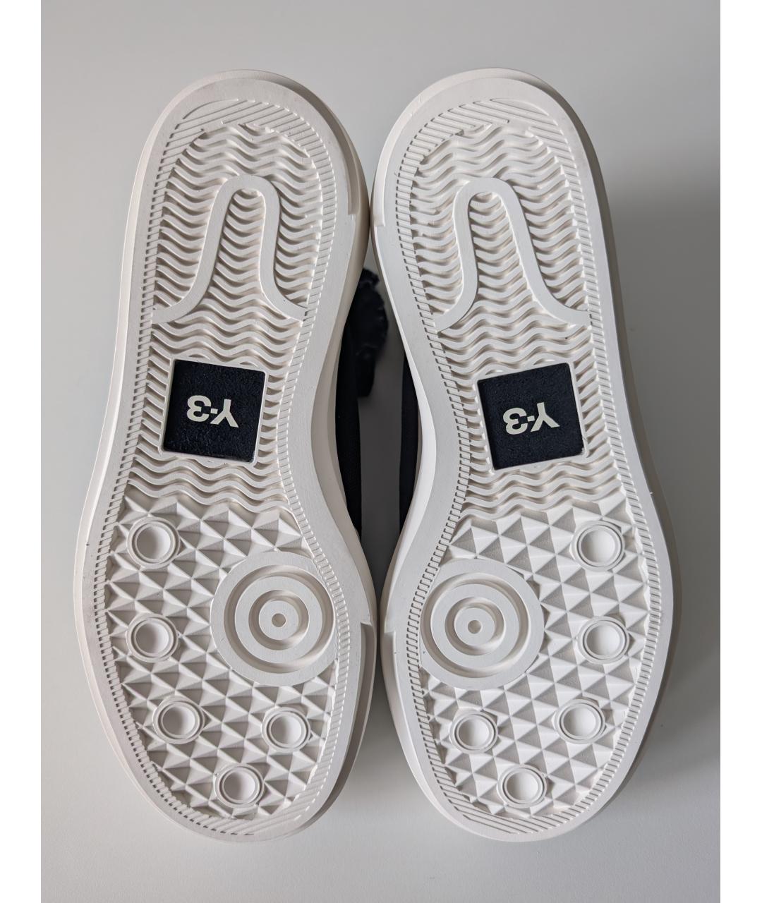 Y-3 Черные текстильные кеды, фото 6