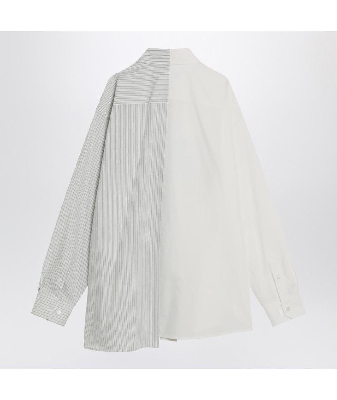MM6 MAISON MARGIELA Белая хлопковая кэжуал рубашка, фото 2