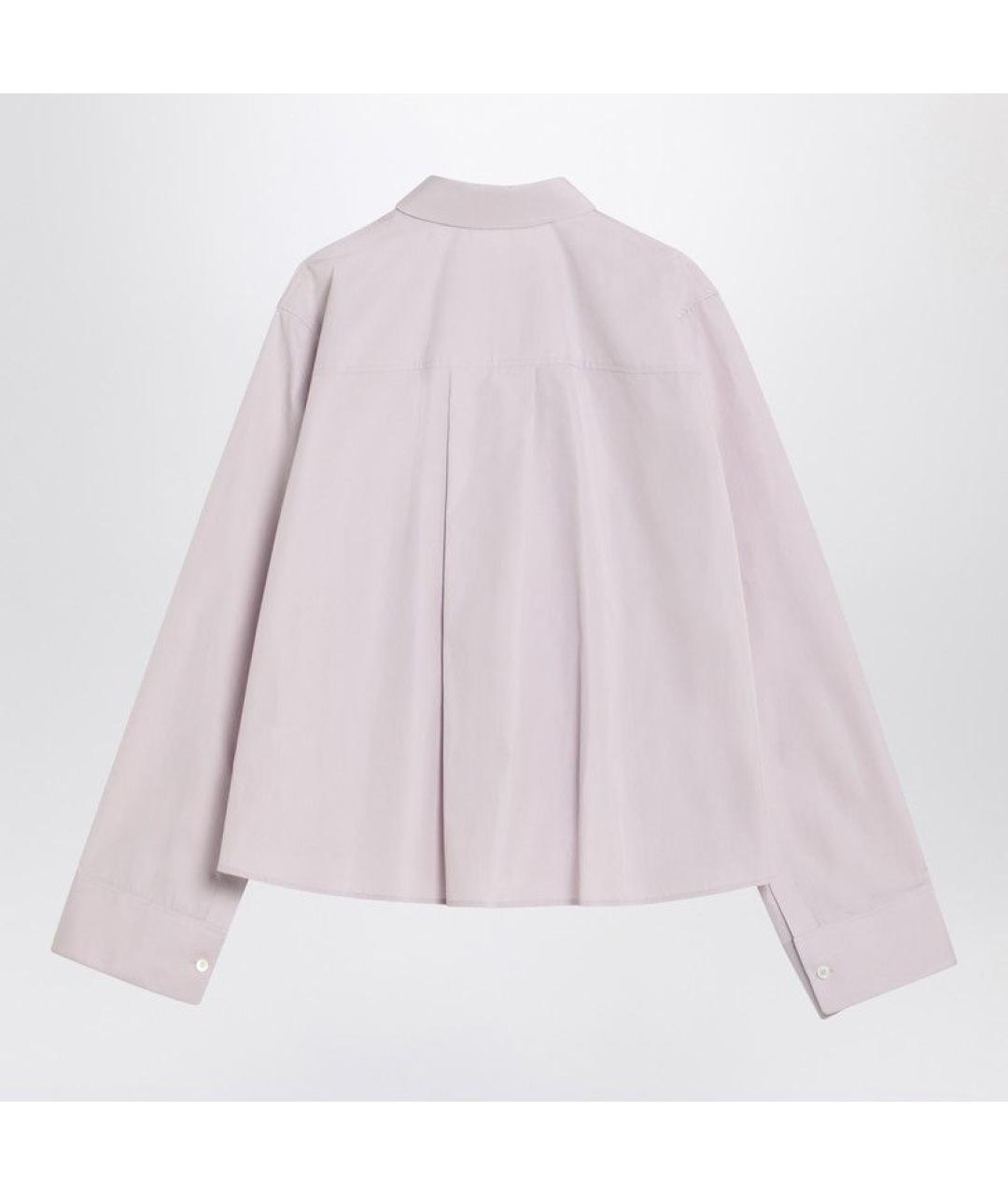 LOEWE Розовая хлопковая рубашка, фото 2