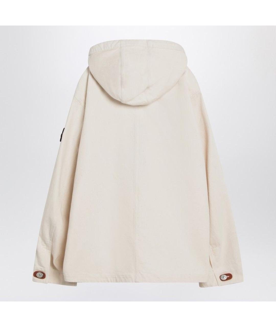 STONE ISLAND Бежевая хлопковая куртка, фото 2