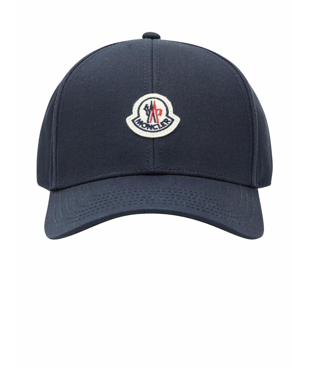 MONCLER Синяя хлопковая кепка/бейсболка, фото 1