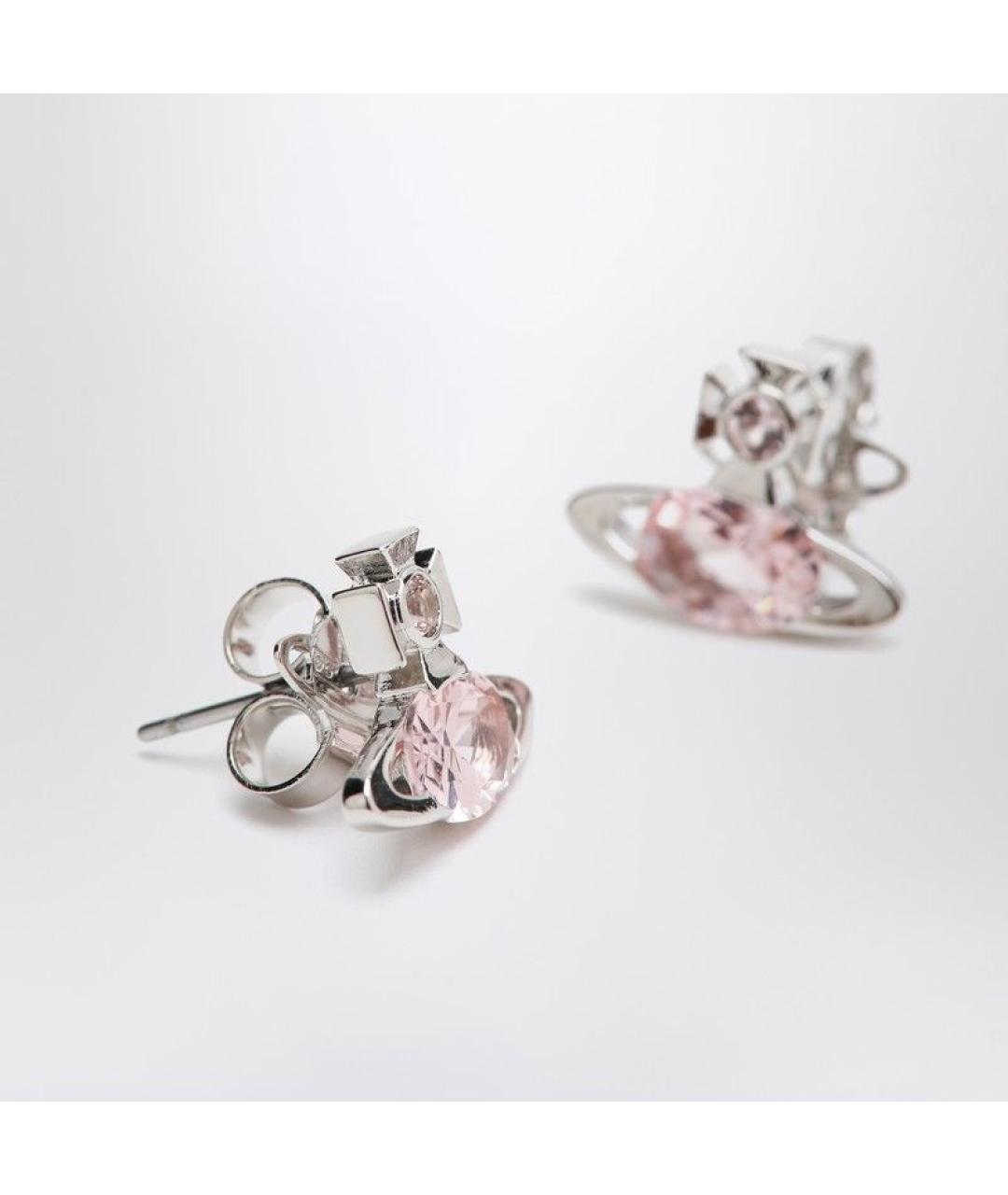 VIVIENNE WESTWOOD Серебряные металлические серьги, фото 2