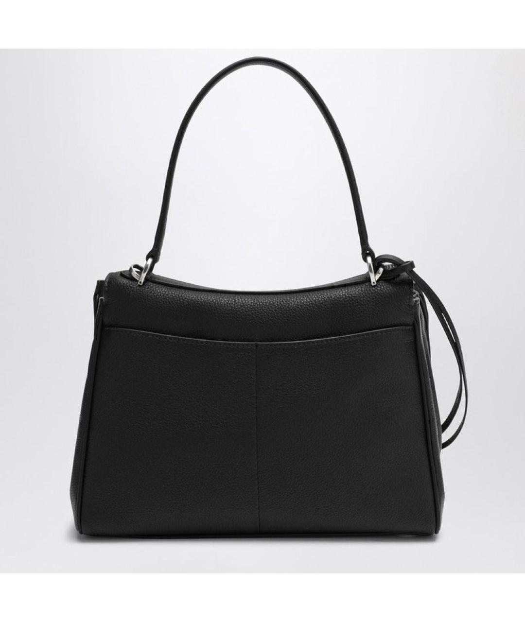 BALENCIAGA Черная кожаная сумка тоут, фото 2