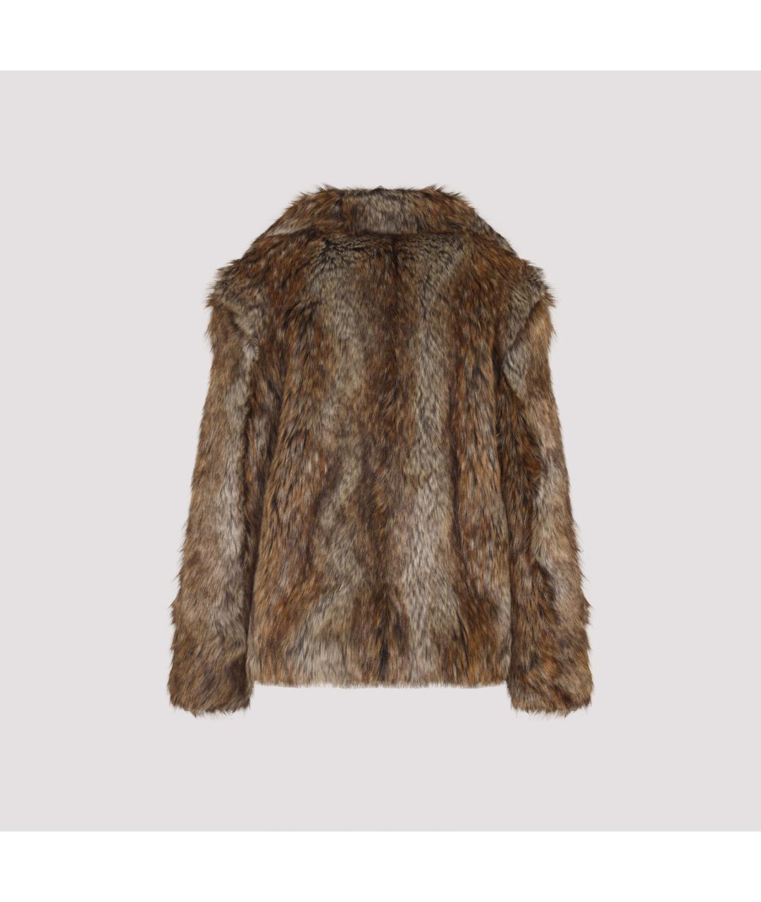 MM6 MAISON MARGIELA Бежевая шуба, фото 3