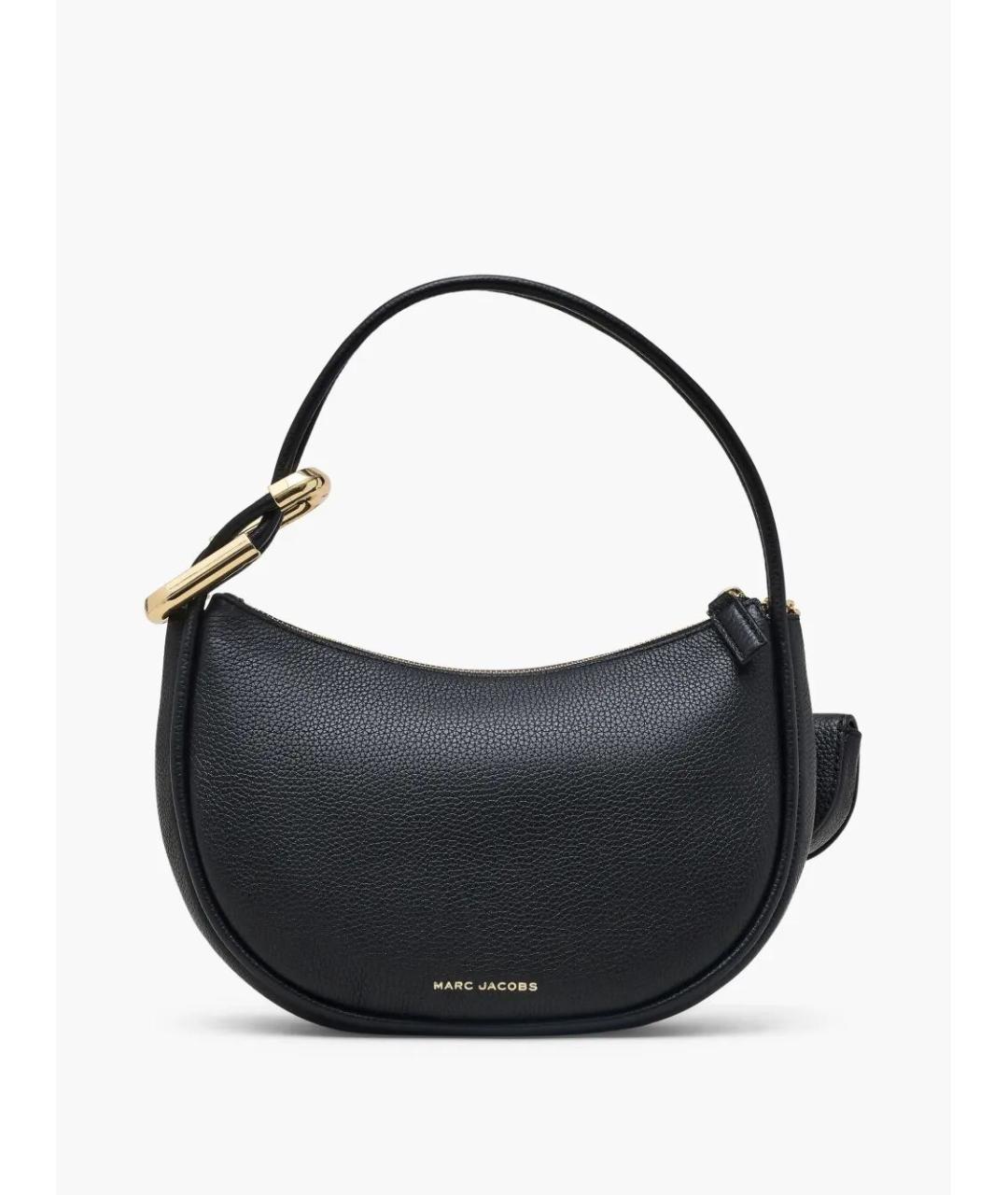 MARC JACOBS Черная кожаная сумка через плечо, фото 2