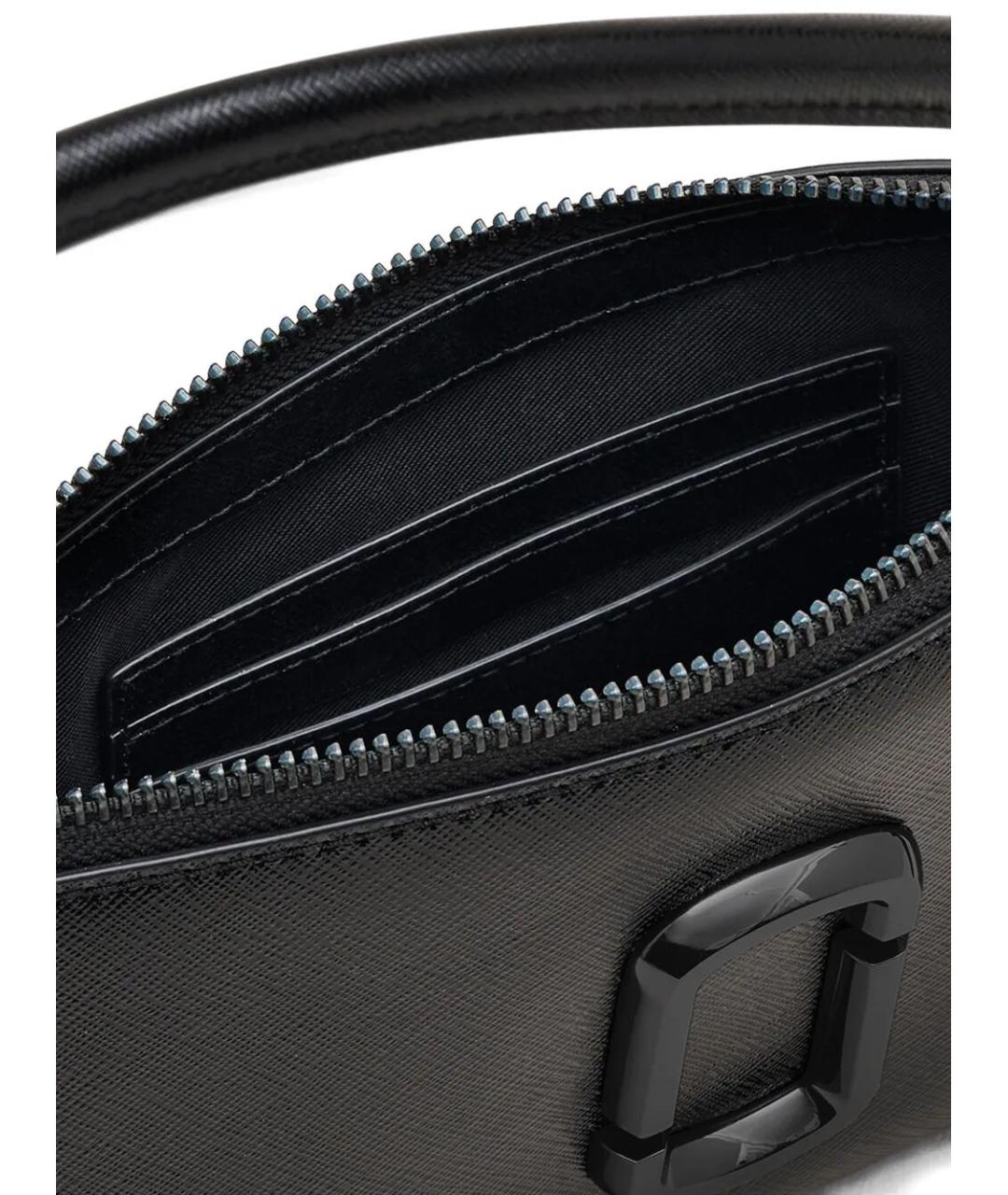 MARC JACOBS Черная кожаная сумка через плечо, фото 3