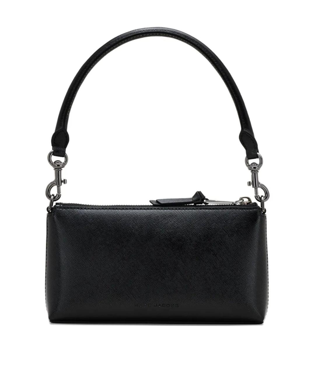 MARC JACOBS Черная кожаная сумка через плечо, фото 2