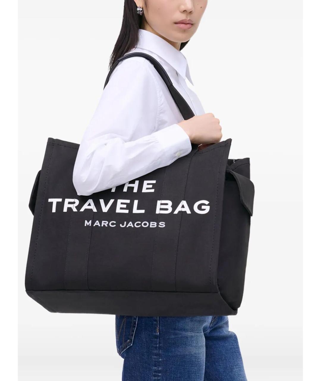MARC JACOBS Черная хлопковая дорожная/спортивная сумка, фото 2