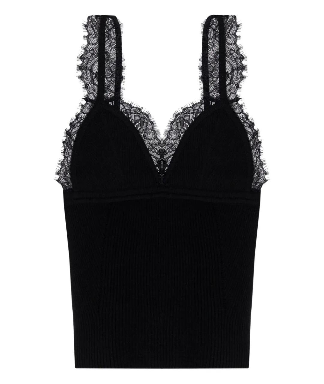 BLUMARINE Черная майка, фото 1