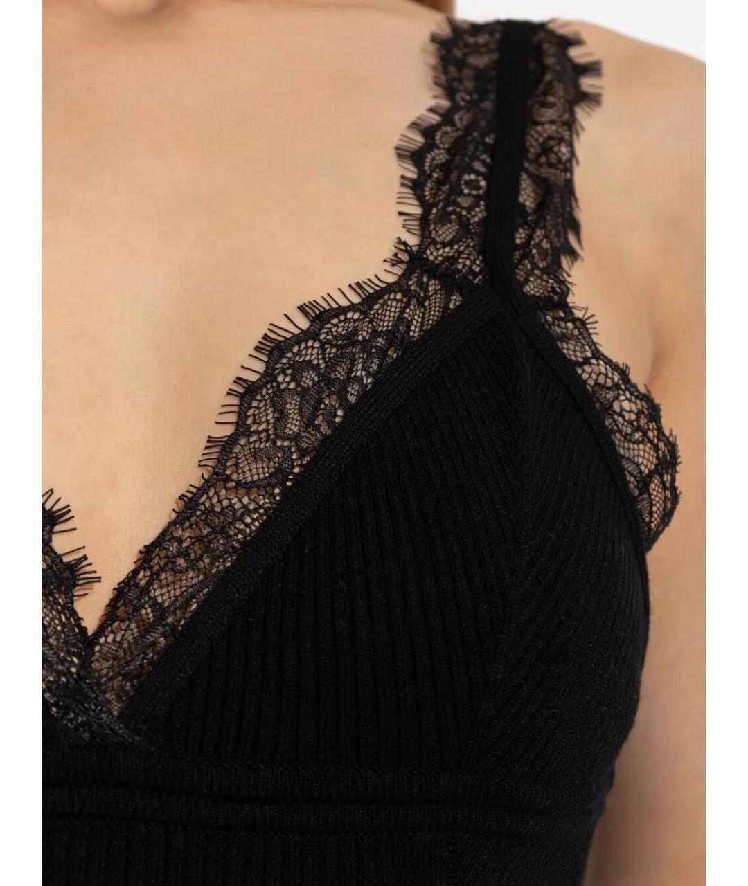 BLUMARINE Черная майка, фото 3