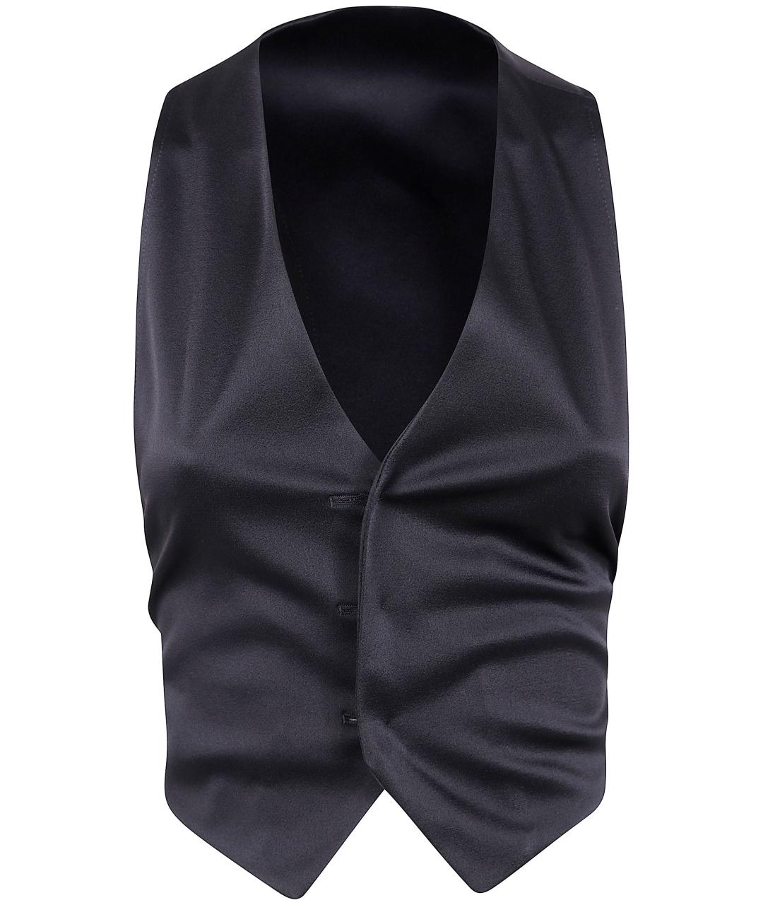 ANN DEMEULEMEESTER Черный жилет, фото 1