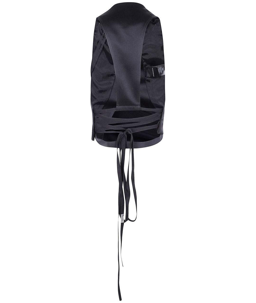 ANN DEMEULEMEESTER Черный жилет, фото 2