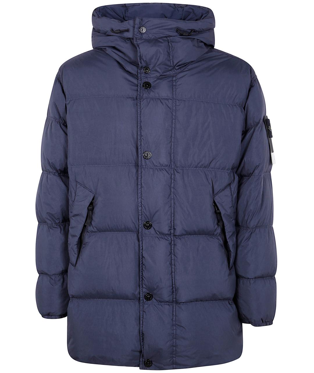 STONE ISLAND Синяя полиамидовая парка, фото 1